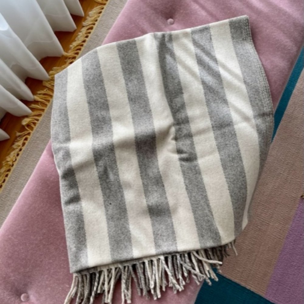 MexChic Big Sur Striped Wool Blanket